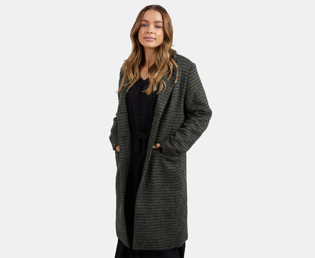 Foxwood Women's Clementine Coat - Green/Black