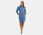 Foxwood Women's Charlotte Denim Dress - Light Blue