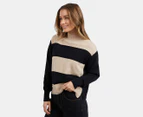 Foxwood Women's Canterbury Knit -Tan/Black