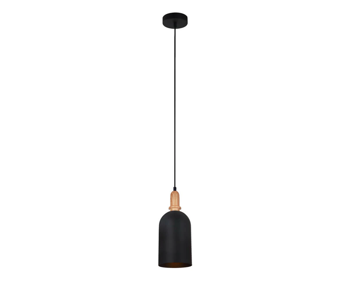 CLA LIGHTING Horten Interior Cylinder / Oblong Pendant Light - Matte Black