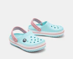 Crocs Toddler Crocband Clogs - Ice Blue/White