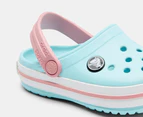 Crocs Toddler Crocband Clogs - Ice Blue/White