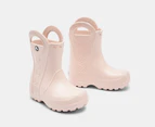 Crocs Toddler Girls' Handle It Rain Boots - Quartz Pink