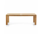 Pearl Outdoor 2.3m Teak Timber Dining Table - Outdoor Teak Tables -