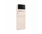 Samsung Galxy Z Flip 4 Flap Leather Cover - Peach