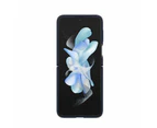 Samsung Galaxy Z Flip4 Silicone Cover with Ring - Navy