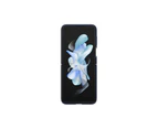 Samsung Galaxy Z Flip4 Silicone Cover with Ring - Navy