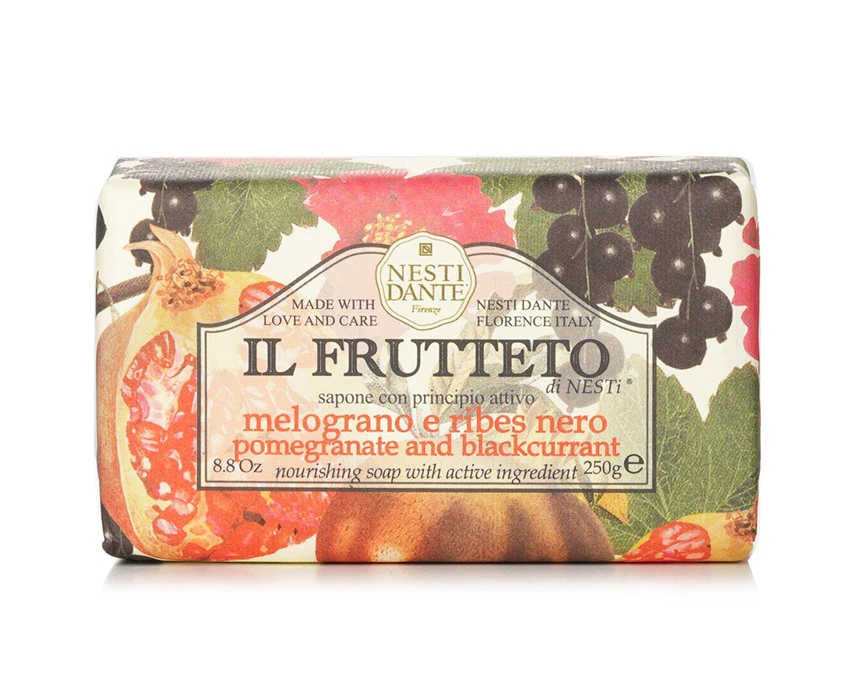 Nesti Dante Il Frutteto Nourishing Soap  Pomegranate & Blackcurrant 250g/8.8oz