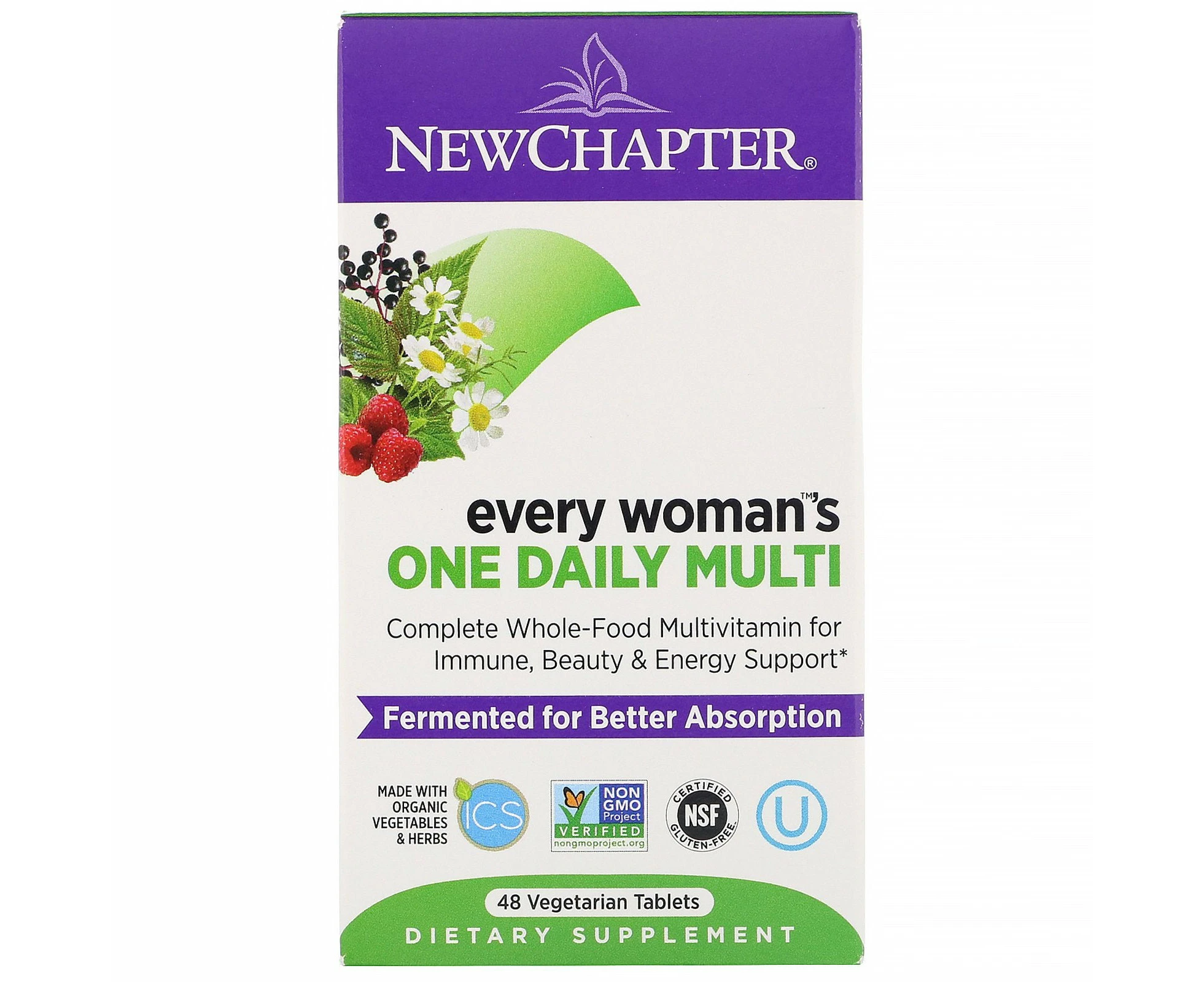 New Chapter, Every Woman's One Daily Multi, 48 Tablets