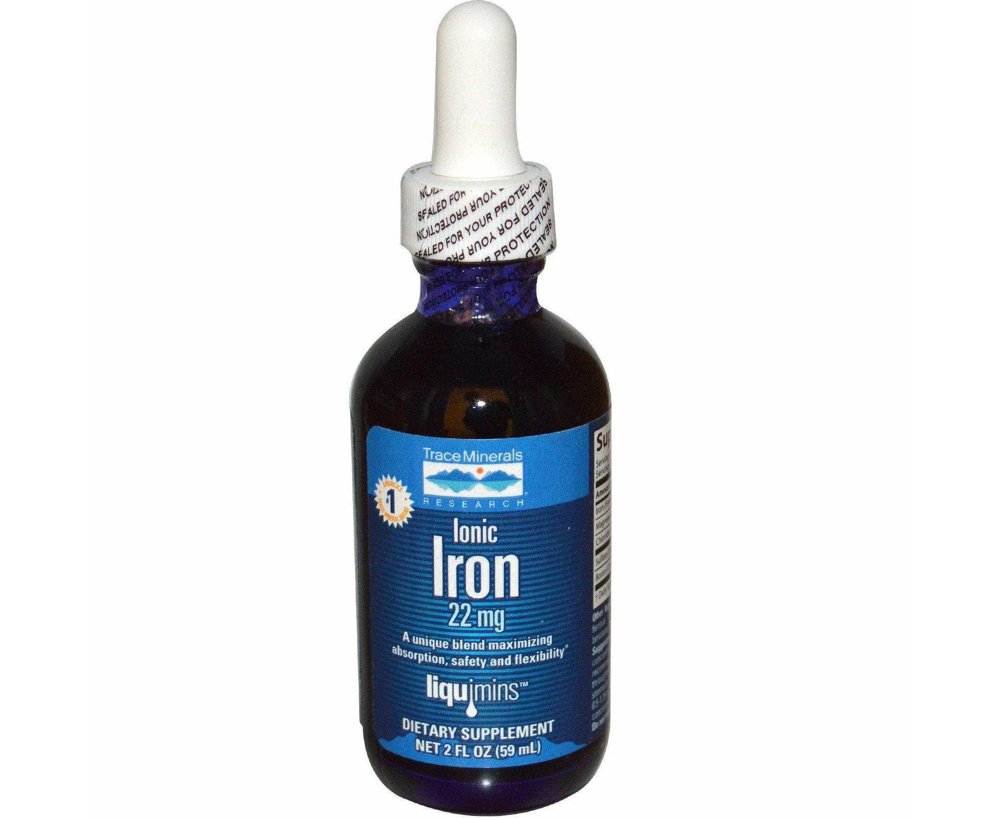 Trace Minerals Research, Ionic Iron, 22 mg, 1.9 fl oz (56 ml)