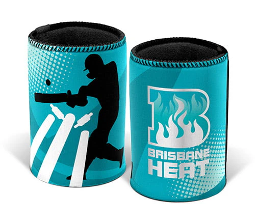 BBL 2020 Big Bash League Cricket Australia Can Cooler Stubby Holder Brisbane Heat