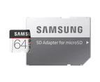 Samsung 64GB Pro Endurance Micro SDXC Memory Card with Adaptor - 100MB/s