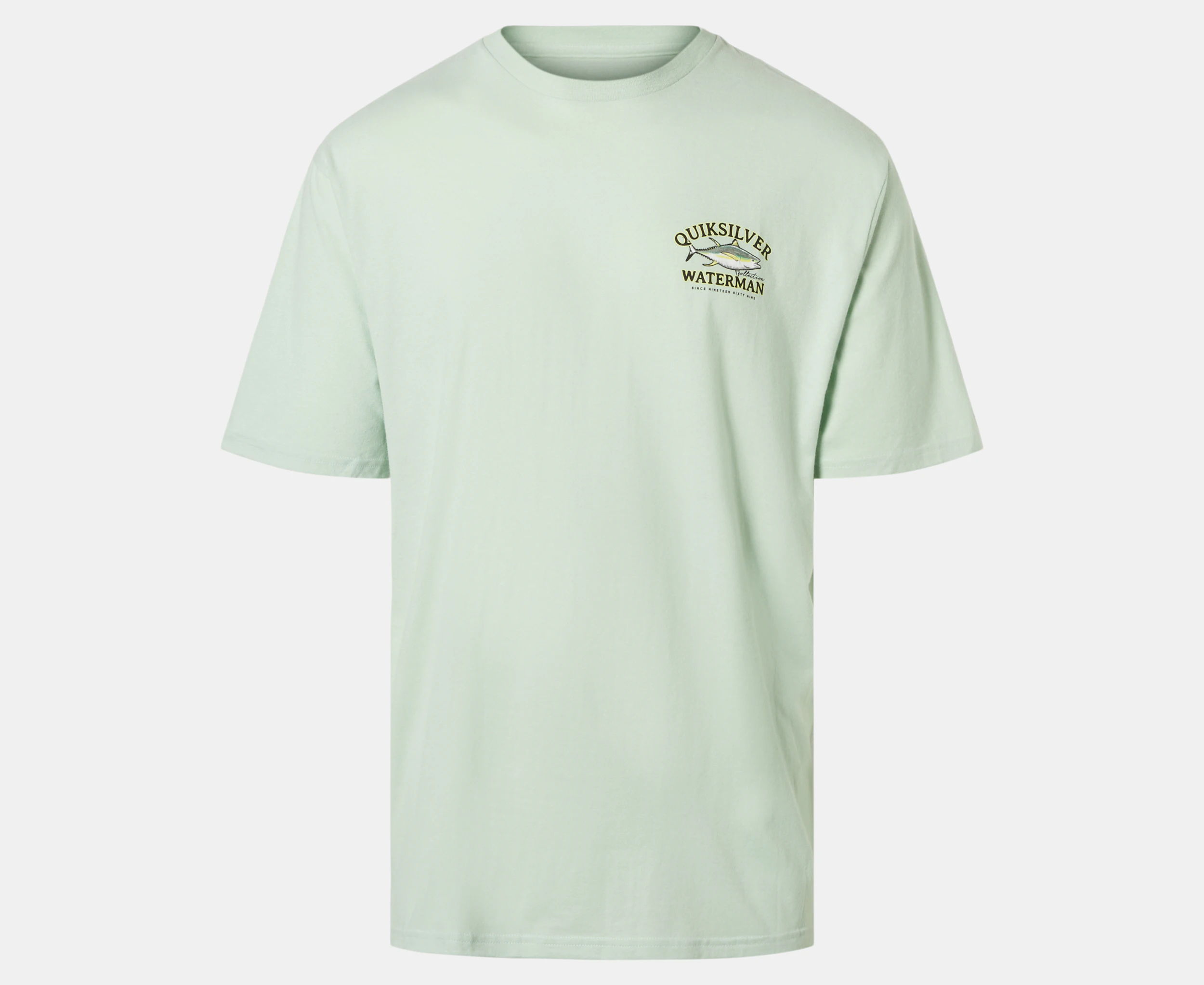 Quiksilver Men's Bait Stealer Tee / T-Shirt / Tshirt - Mint