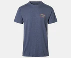 Quiksilver Men's Into Clouds Tee / T-Shirt / Tshirt - Blue