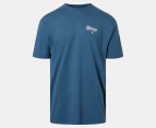 Quiksilver Men's Quik Fix Tee / T-Shirt / Tshirt - Blue