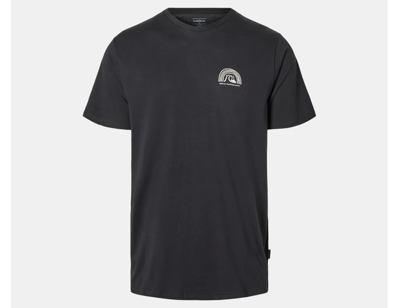 Quiksilver Men's Rainbow Palm Tee / T-Shirt / Tshirt - Black