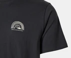 Quiksilver Men's Rainbow Palm Tee / T-Shirt / Tshirt - Black