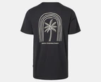 Quiksilver Men's Rainbow Palm Tee / T-Shirt / Tshirt - Black