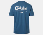 Quiksilver Men's Quik Fix Tee / T-Shirt / Tshirt - Blue