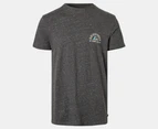 Quiksilver Men's Bay of Plenty Tee / T-Shirt / Tshirt - Charcoal