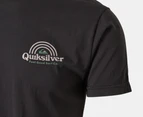 Quiksilver Men's Rainbow Valley Tee / T-Shirt / Tshirt - Black