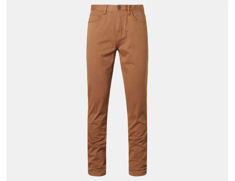 Tommy Hilfiger Men's Denton Twill Straight Leg Pants - Golden Rays