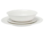 Maxwell & Williams 12-Piece White Basics European Rim Dinner Set - White