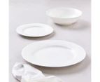 Maxwell & Williams 12-Piece White Basics European Rim Dinner Set - White