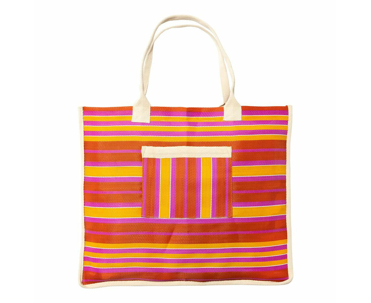 Porto Sol Carry Tote Outdoor Travel Beach Summer Shopping Bag 47x40cm Sunset