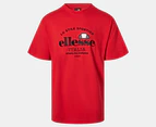 Ellesse Men's Zalenti Tee / T-Shirt / Tshirt - Red