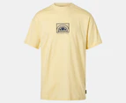 Ellesse Men's Entrada Tee / T-Shirt / Tshirt - Light Yellow