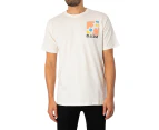 Ellesse Men's Impronta Tee / T-Shirt / Tshirt - Off White