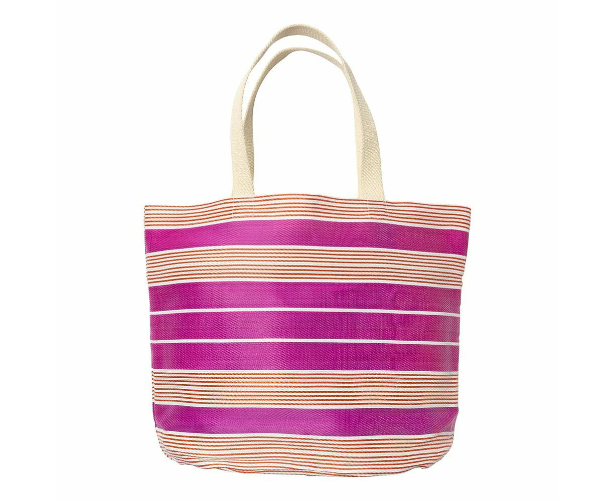 Porto Sol Carry Tote Outdoor Travel Summer Beach Shopping Bag 49x38cm Fuchsia