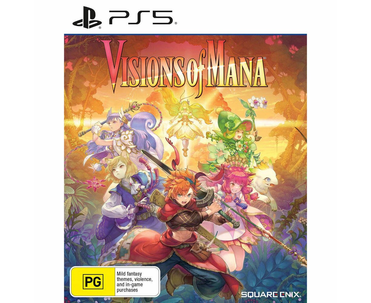 Playstation PS5 Visions of Mana Adventure/Fantasy Role Playing Video Game