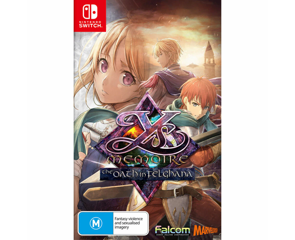 Nintendo Switch Ys Memoire The Oath In Felghana Fantasy/Battle Video Game