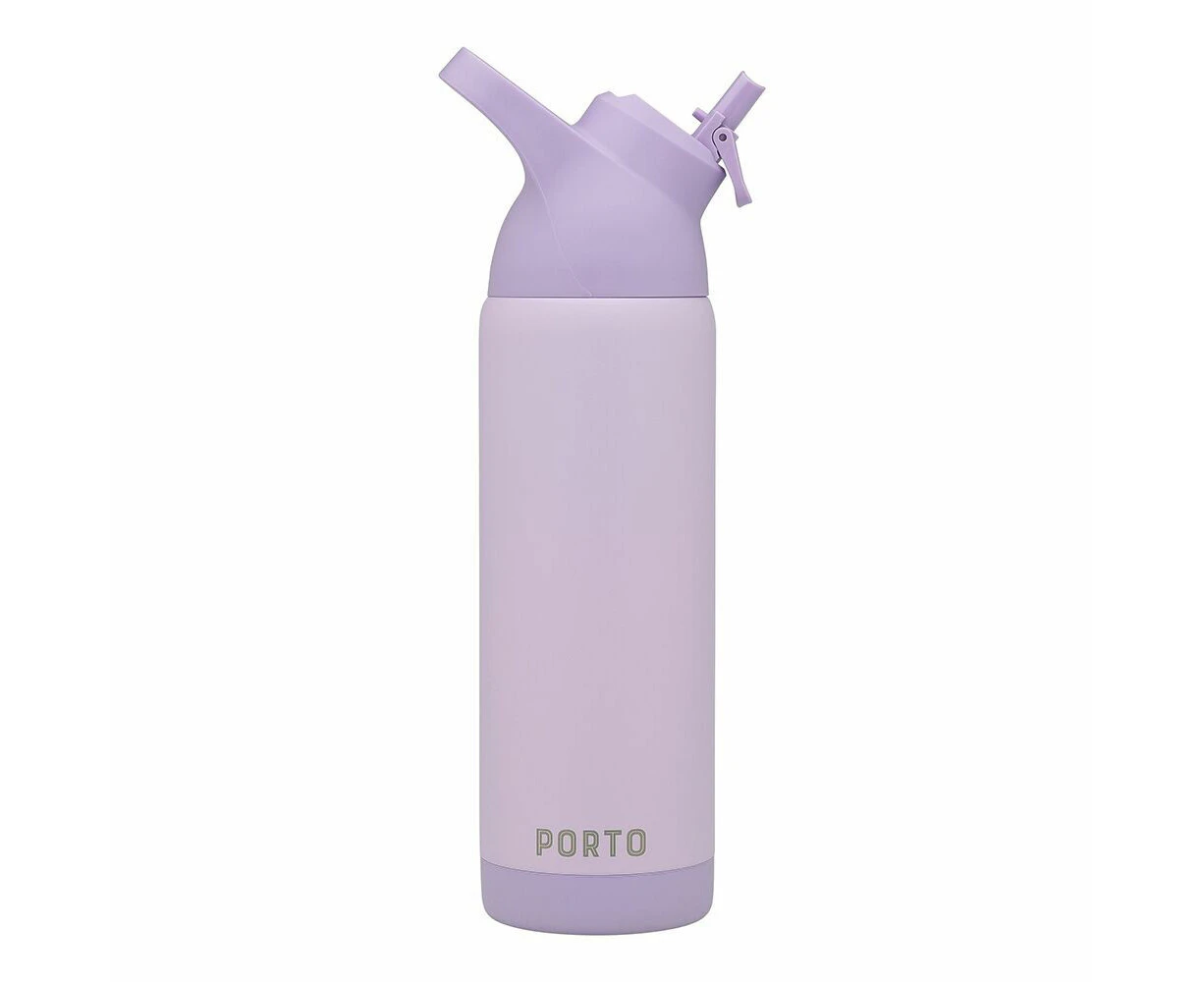 Porto Atlas Vacuumed Insulated Water Bottle Portable Travel Flask 700ml Lilac