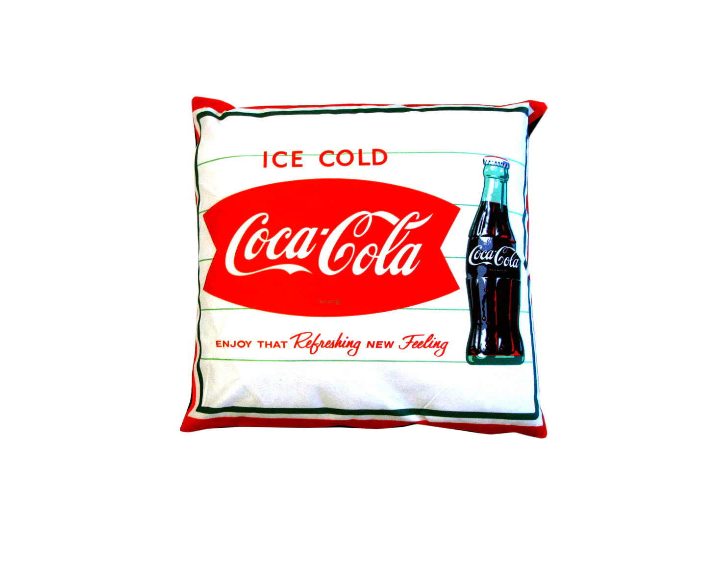 Australian Mancave Retro Cushion Coca-Cola Ice Cold 40 x 40 cm