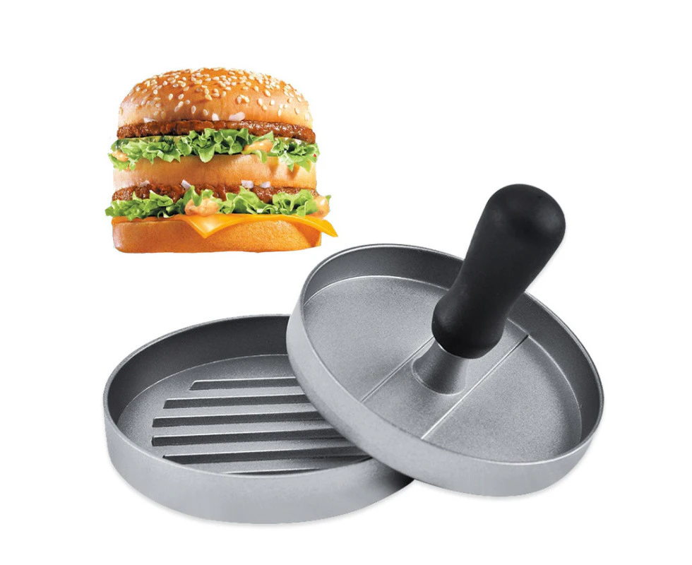 Non Stick Burger Press Meat Hamburger Maker Mold Kitchen Tool