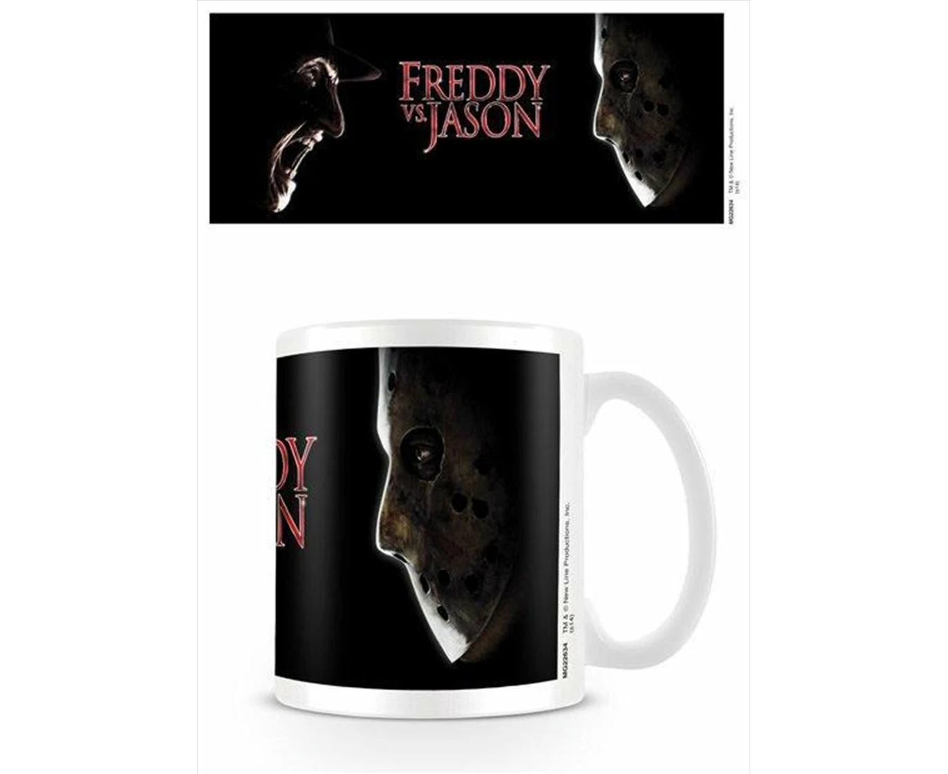 Freddy Vs Jason Face Off Mug