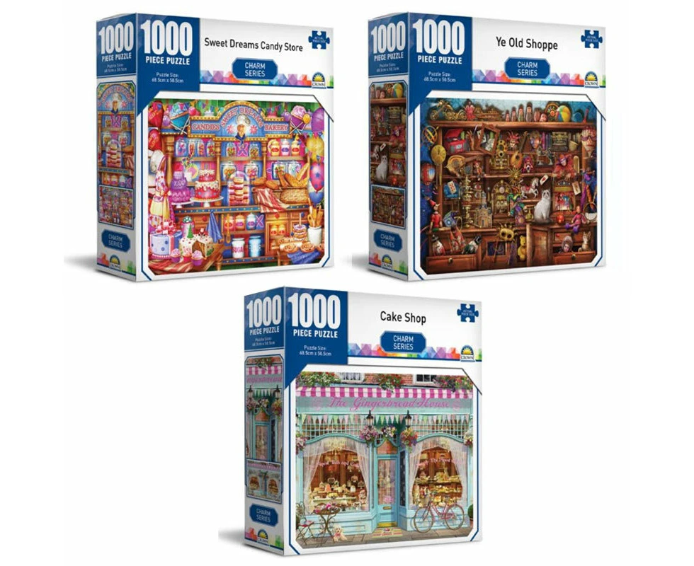 Charm Series Crown 1000 Piece Puzzle (selected At Random)