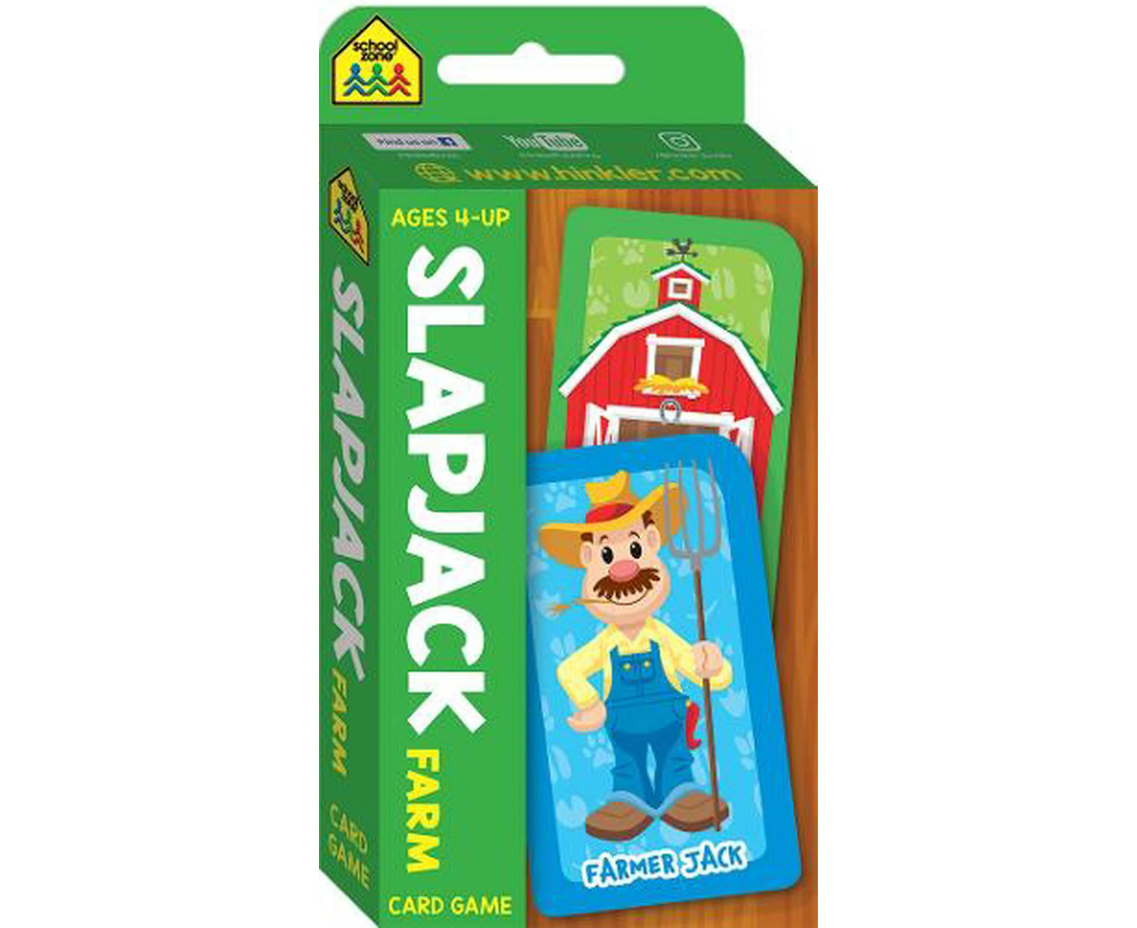 School Zone Slapjack Flash Card Game