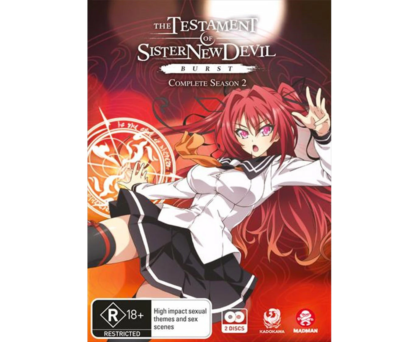 Testament Of Sister Devil Burst Season 2, The Dvd