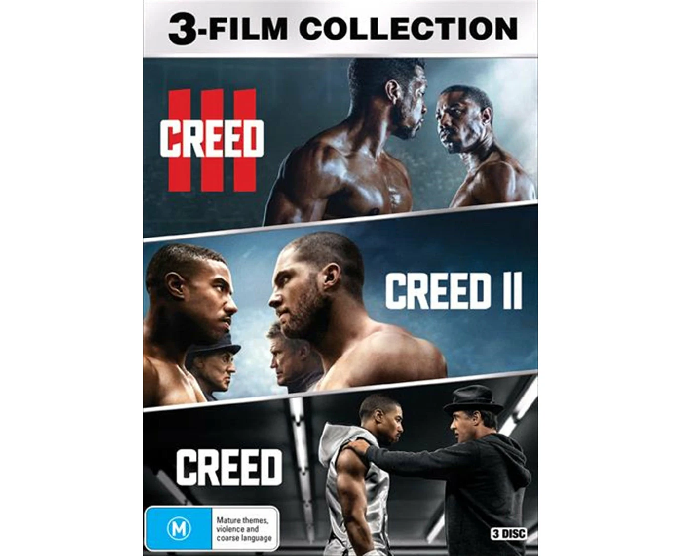 Creed Creed Ii Creed Iii 3 Film Collection Dvd