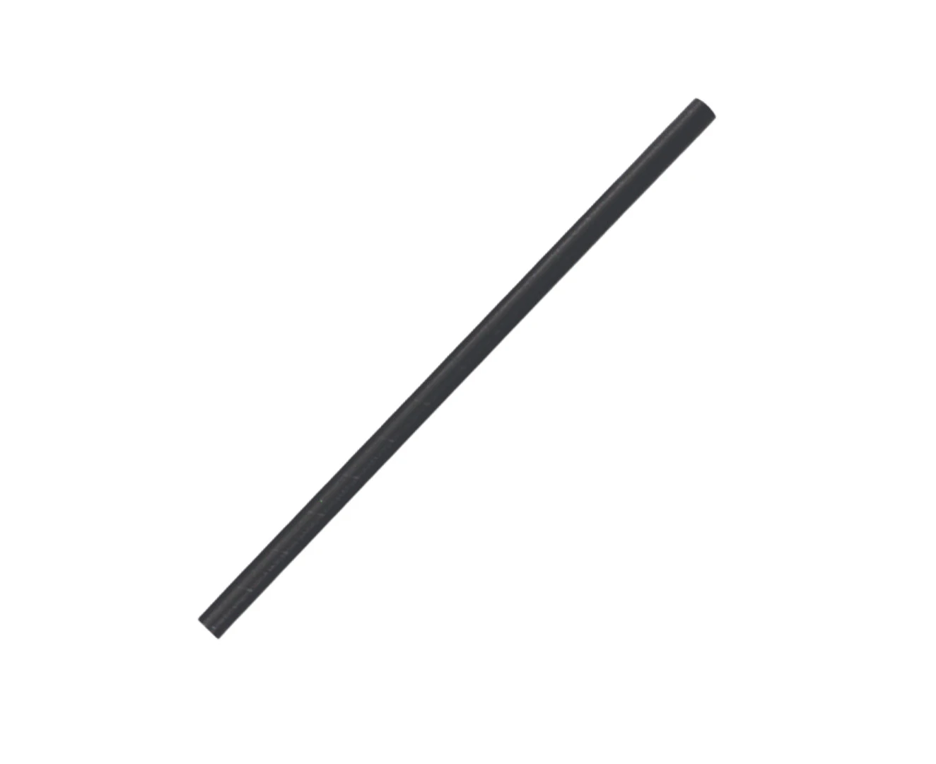 Black Jumbo Smoothie Paper Straw - Pack of 250