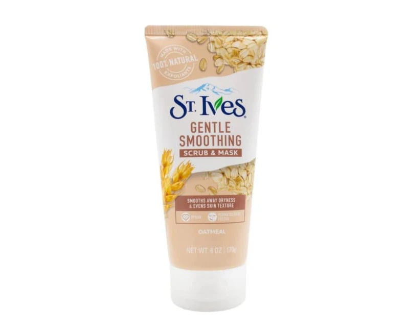 St. Ives Gentle Smoothing Oatmeal Face Scrub & Mask - 170g