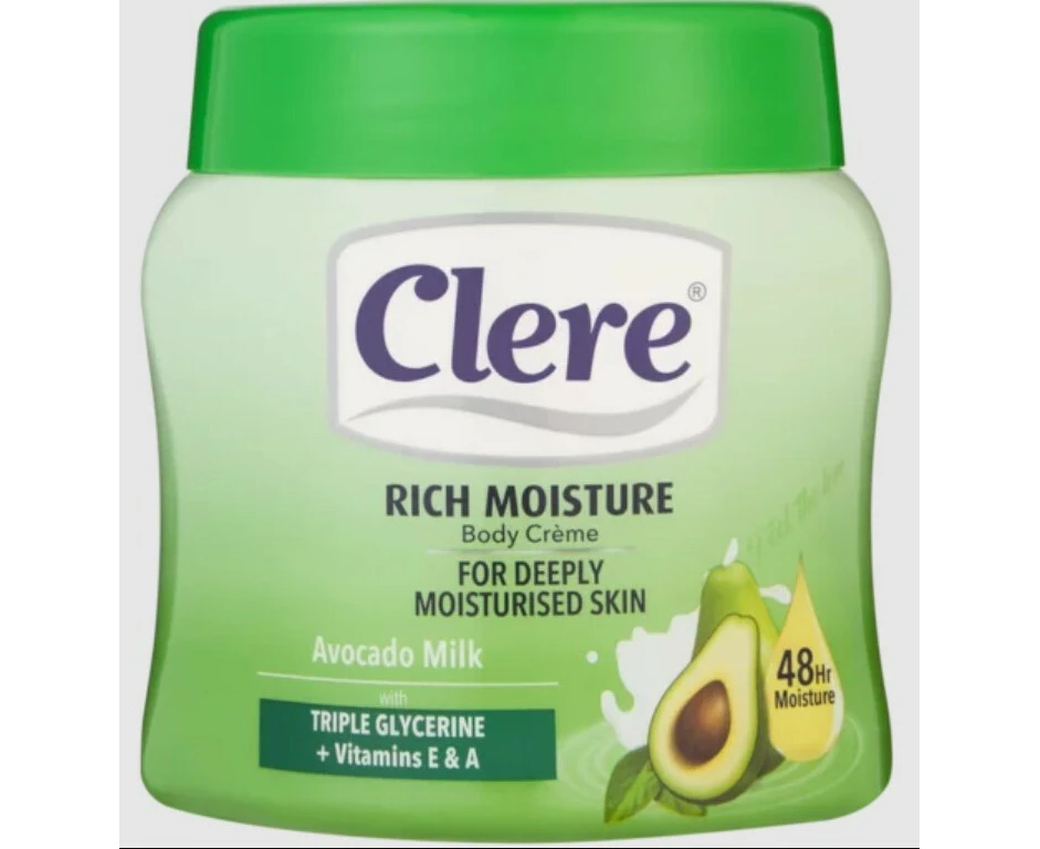 Clere Body Creme Avocado Milk 500mL