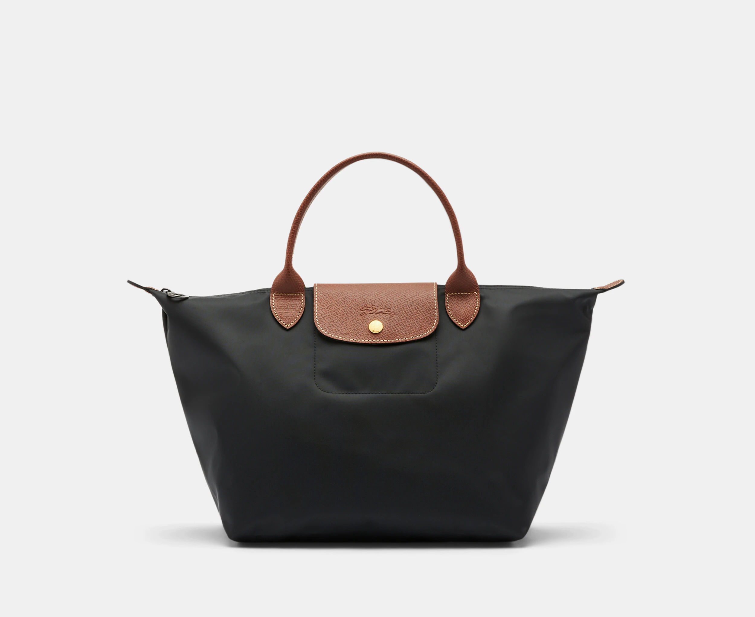 Longchamp Le Pliage Medium Top Handle Bag - Black