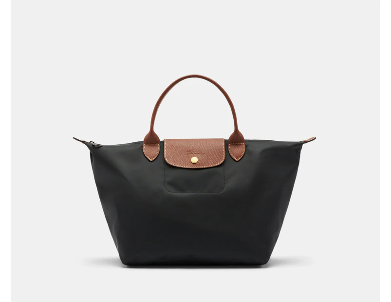 Longchamp Le Pliage Medium Top Handle Bag - Black