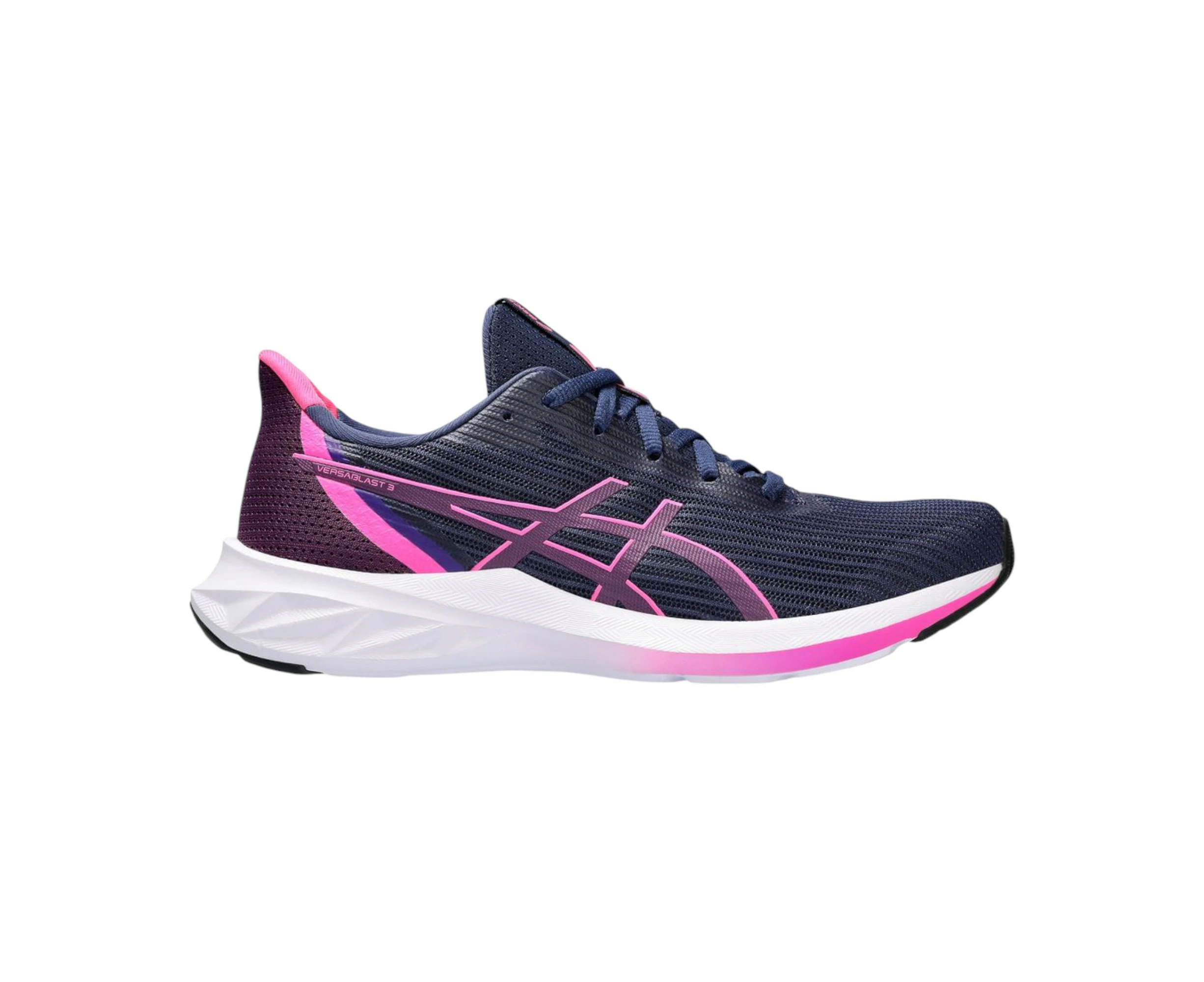 Womens Asics Versablast 3 Deep Ocean/ Hot Pink Athletic Running Shoes