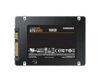 Samsung 870 EVO 500GB 2.5 SATA III 6GB/s SSD 560R/530W MB/s 98K/88K IOPS 300TBW AES 256-bit Encryption